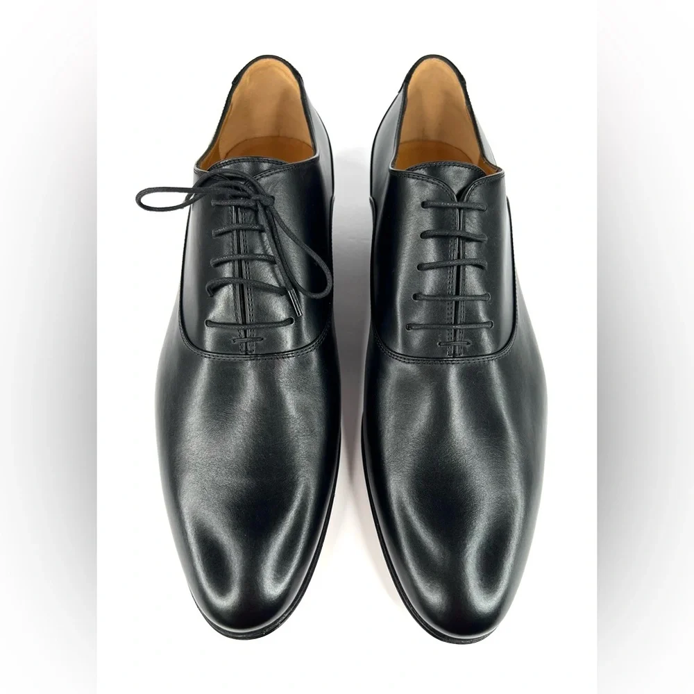 Gucci Adel Oxford Leather GG Logo Lace-up Loafers UK 12.5 - US 13 - EU 46.5 - Picture 6 of 11